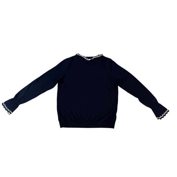 Women's Boden Sweater, Size 10, Navy and White classy preppy - Picture 7 of 7